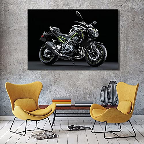 ◆アートフレーム◆115cm×69cm◆壁掛◆Z-2507IN42◆ Amazon.de: Supersport Motorrad-Poster BMW R Ninet Classic Cafe