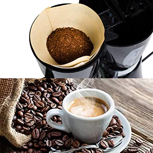 image for BERRYLION 100Pcs 103 Coffee Filter Paper Disposable Natural Unbleached