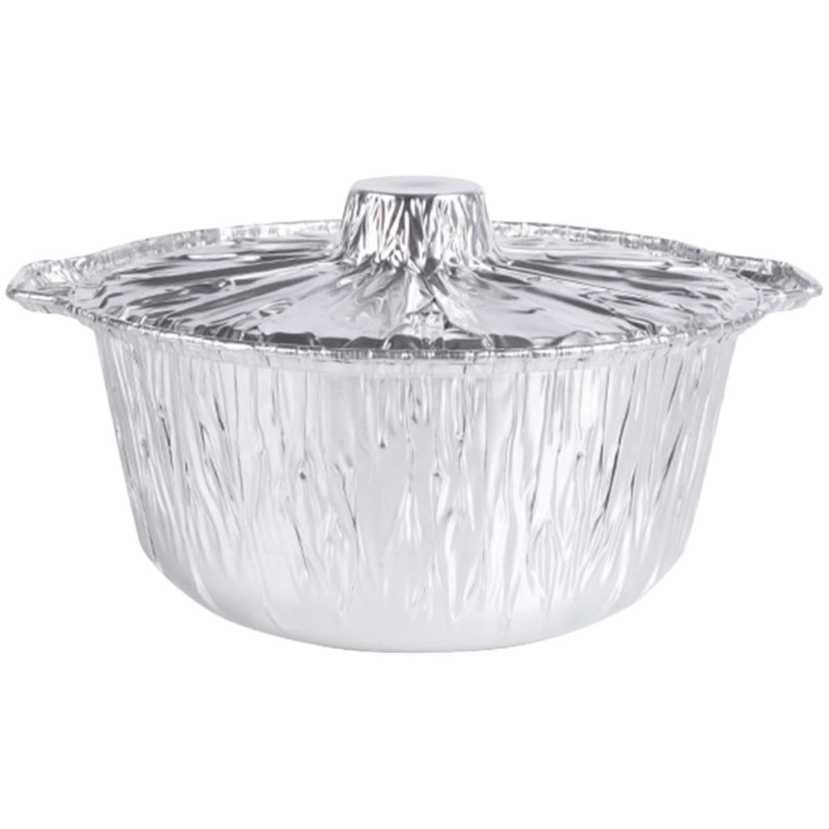 Sartén de aluminio resistente y gruesa de 5300ml con tapa protectora