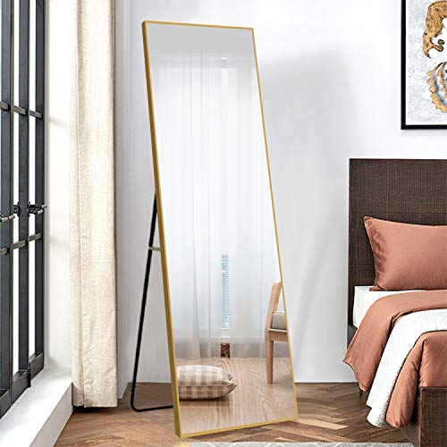【DIMENSIONI SPECCHIO A LUNGHEZZA COMPLETA】 Dimensioni complessive: lo specchio misura H-150 cm X L-50 cm, si adatta a tutti i decori e crea l'illusione di uno spazio più ampio.