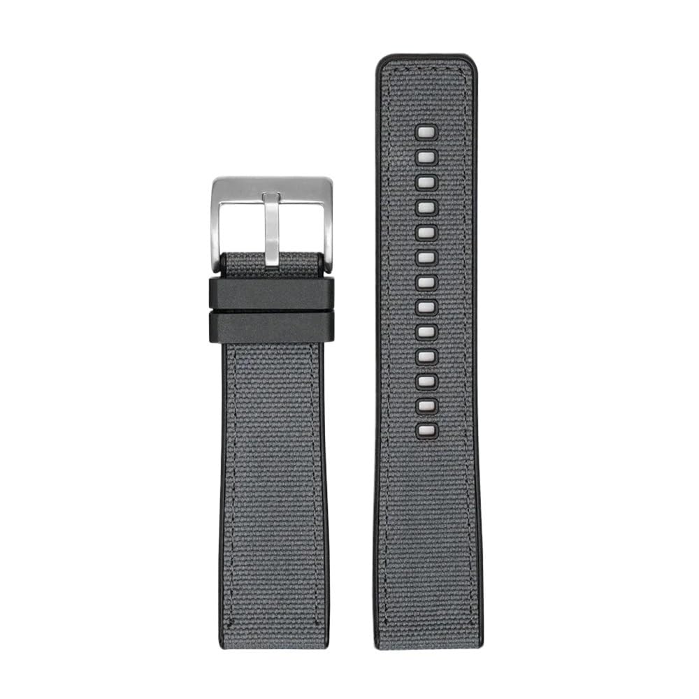 Gewebtes Canvas-Gummiarmband, 20 mm, 22 mm, 24 mm, Schnellverschluss, wasserdicht, für Herren, Nylon, Sport, Ersatzarmband, Uhrenarmband, passend für Omega und Seiko