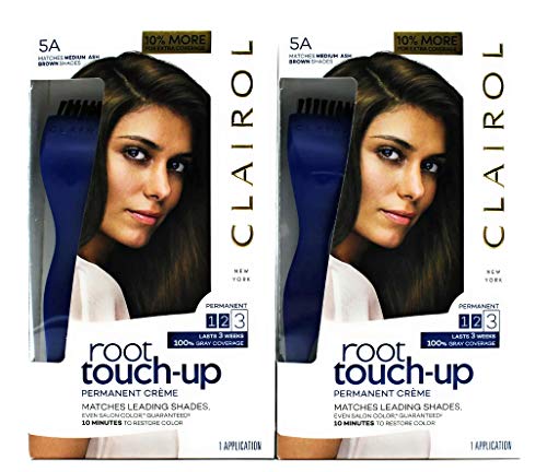 Clairol Nice N' Easy Root Touch Up, 005a, Medium Ash Brown, 2 Count