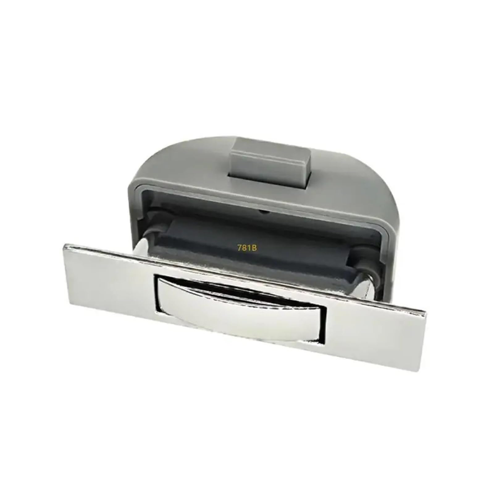 Wvyhlamrc Bright Chrome Durable Drawer Lock Full Mechanism Lock Catch Compact & Durable Lock For Motorhomes Enjoy Peace Of Mind While Traveling(Bright Chrome)