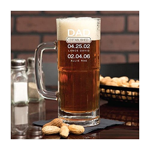 Fathers Day Gift From Wife Dad Beer Glass Gift, Personalized Pint Glass For Father's Day, Birthday, Or Christmas #TOP7
