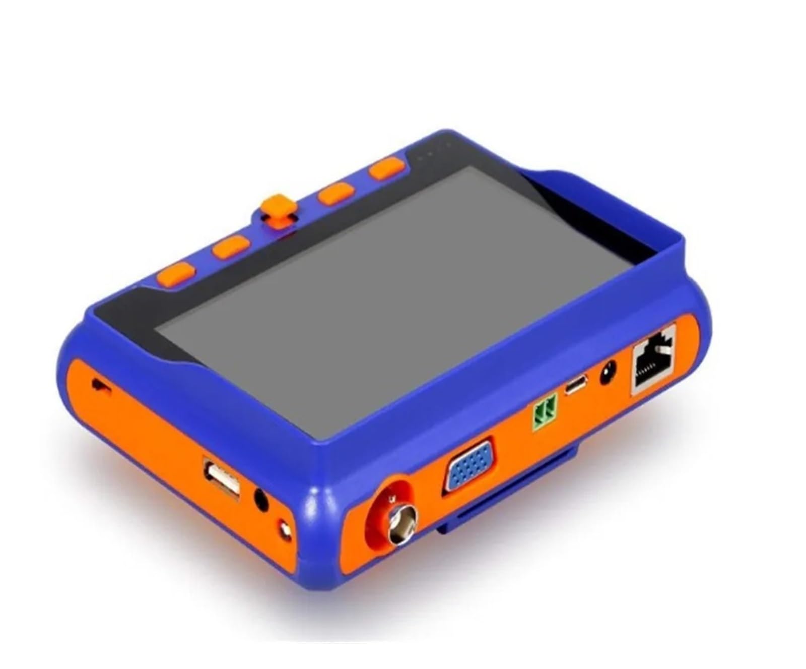 Tester TVCC, Tester CCTV HD da 5 pollici 6in1 1080p Monitor ADH/TVI/CVI/VGA/Tester fotocamera 8MP 5MP 2MP 720P Tester cavo UTP PTZ,Tester per cavi