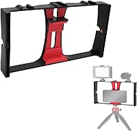 Vista 1 de Jaula de video para teléfono, portátil, a prueba de golpes, soporte estabilizador de video para smartphone, tornillo de 1/4 pulgadas, estabilizador