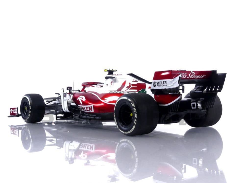MINICHAMPS- Voiture Miniature de Collection, 117212399, Red/White