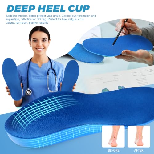 Image of Bacophy Kids Arch Support Insoles Orthotic Cushioning Inserts Deep Heel Cup