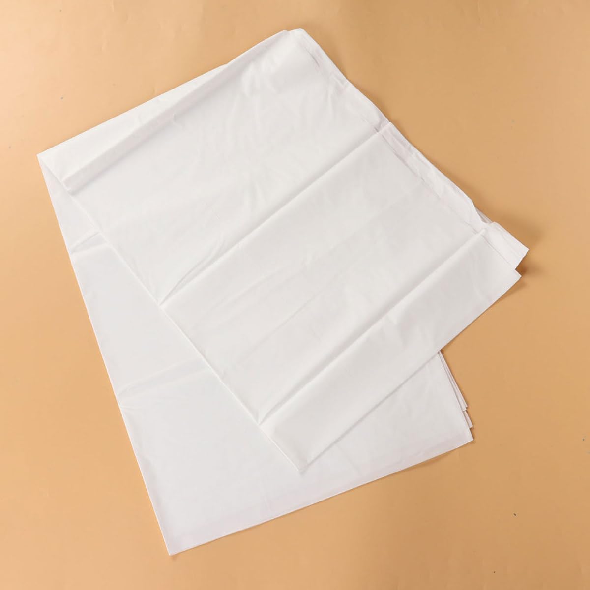 Disposable Peva Party Table Covers White 137x274cm Waterproof Plastic Tablecloths for Wedding Banquet Dinner Party Decoration 10pcsNO.725