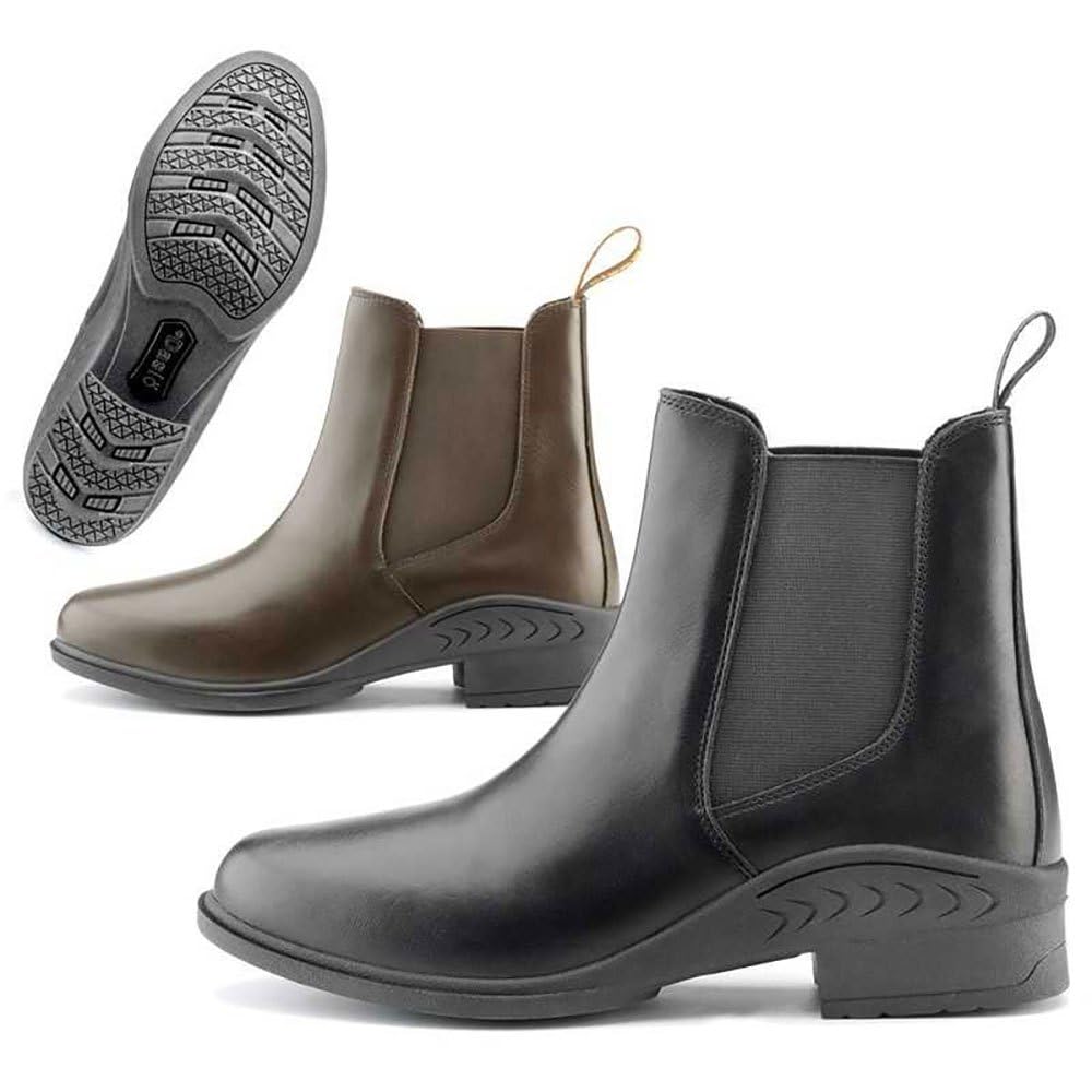 Stivaletto in Pelle con Elastici Laterali Daslo