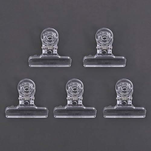 FACAIIO Lot de 5 pinces de fixation à la mouche – Pince à plumes haute serrée et outil de maintien de hackle, pinces en plastique pour accessoires de pêche à la mouche