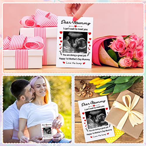 Whatsign Funny First Mothers Day Card For Mom 4"X6" Happy 1St Mother's Day Card With Photo Insert Mom To Be Mothers Day Gifts Cards For First Time Mom Pregnant Mom Mother To Be New Mom Mommy #TOP5