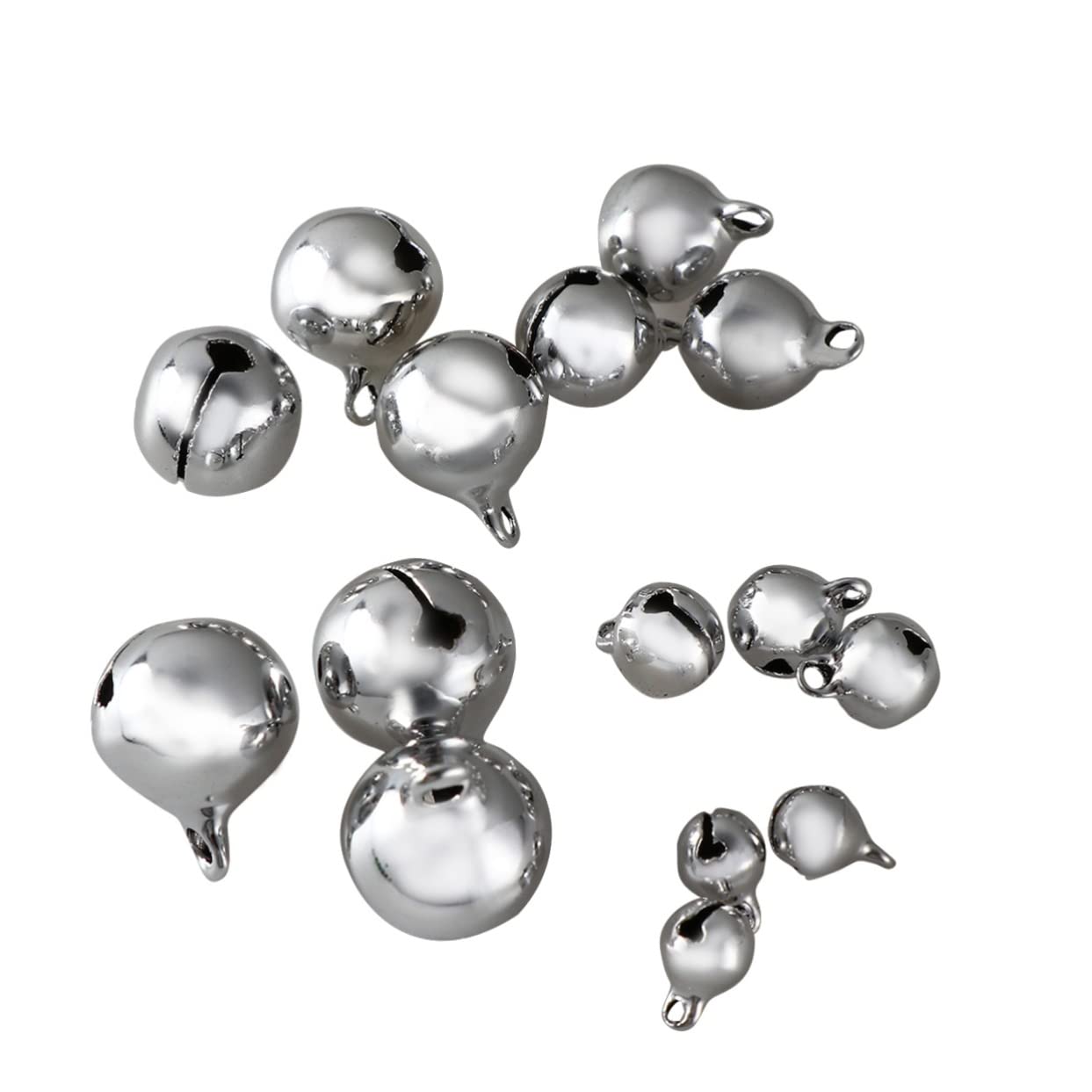 INOOMP Pet Bells for Dog Collar Cat Bells Slotted Design Material 100pcs Pack