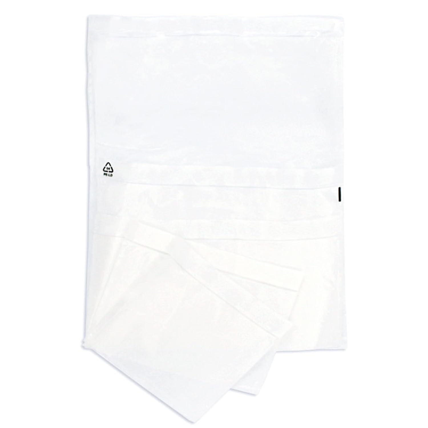 Unipapel 250 zelfklevende documentvakken van transparant papier, buitenkant: 240 x 130 mm, binnenkant: 228 x 120 mm, 100% eco-papier, perfect voor binnenlandse en internationale verzending met