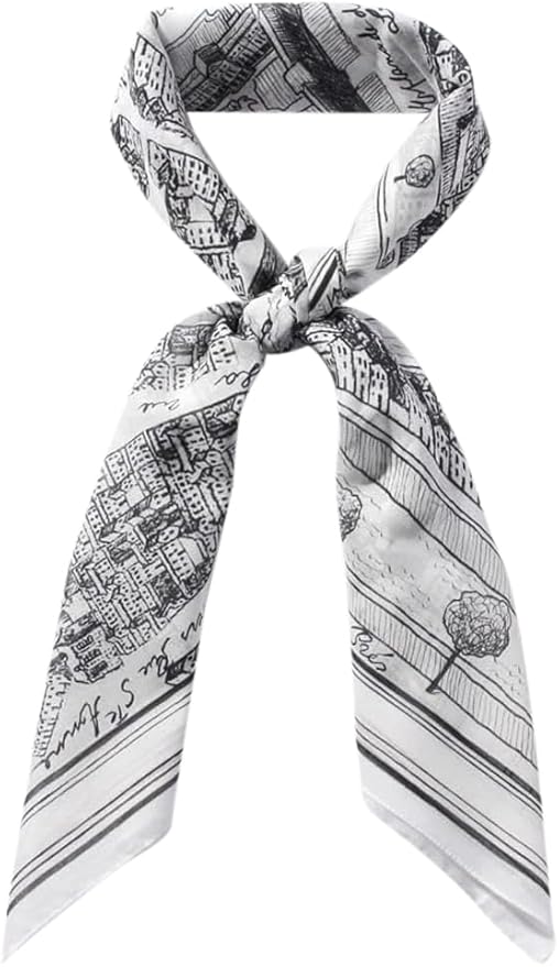 美品　Agnes b　ECHARPE Rue du Jour パリ地図　スカーフ KG25 ECHARPE Rue du Jour スカーフ ｜agnès b. FEMME（ファム