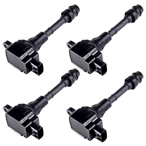 OCPTY 4x Ignition Coils for Nissan Altima Sentra X-Trail 2.5L