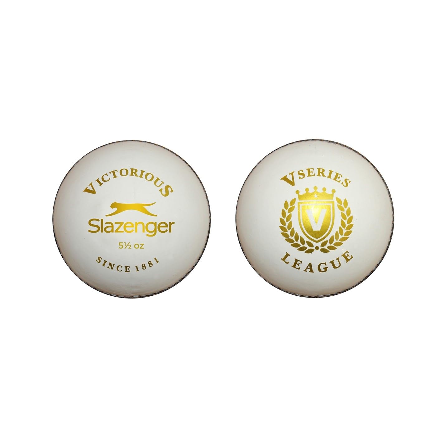 Slazenger League Balle de cricket Blanc Senior