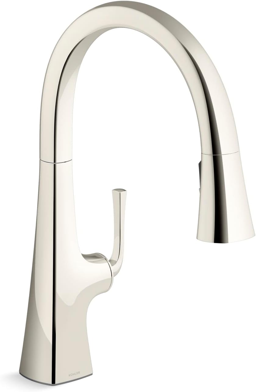 22062-SN Graze Kitchen Sink Faucet, Vibrant Polished Nickel