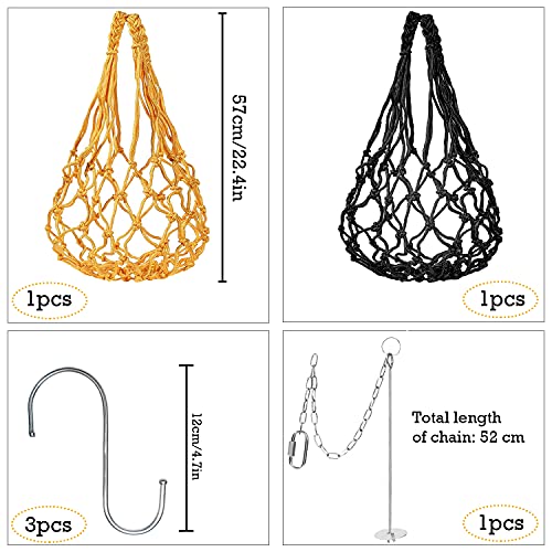 Mangiatoia Per Galline Mangiatoia Per Polli Frutta Verdura Mangiatoie 2 Pcs Con Ganci A S Rete Per Mangime Per Polli Per Verdure, Per Snack E Giocattoli, Per Galline, Polli E Uccelli Di - 2