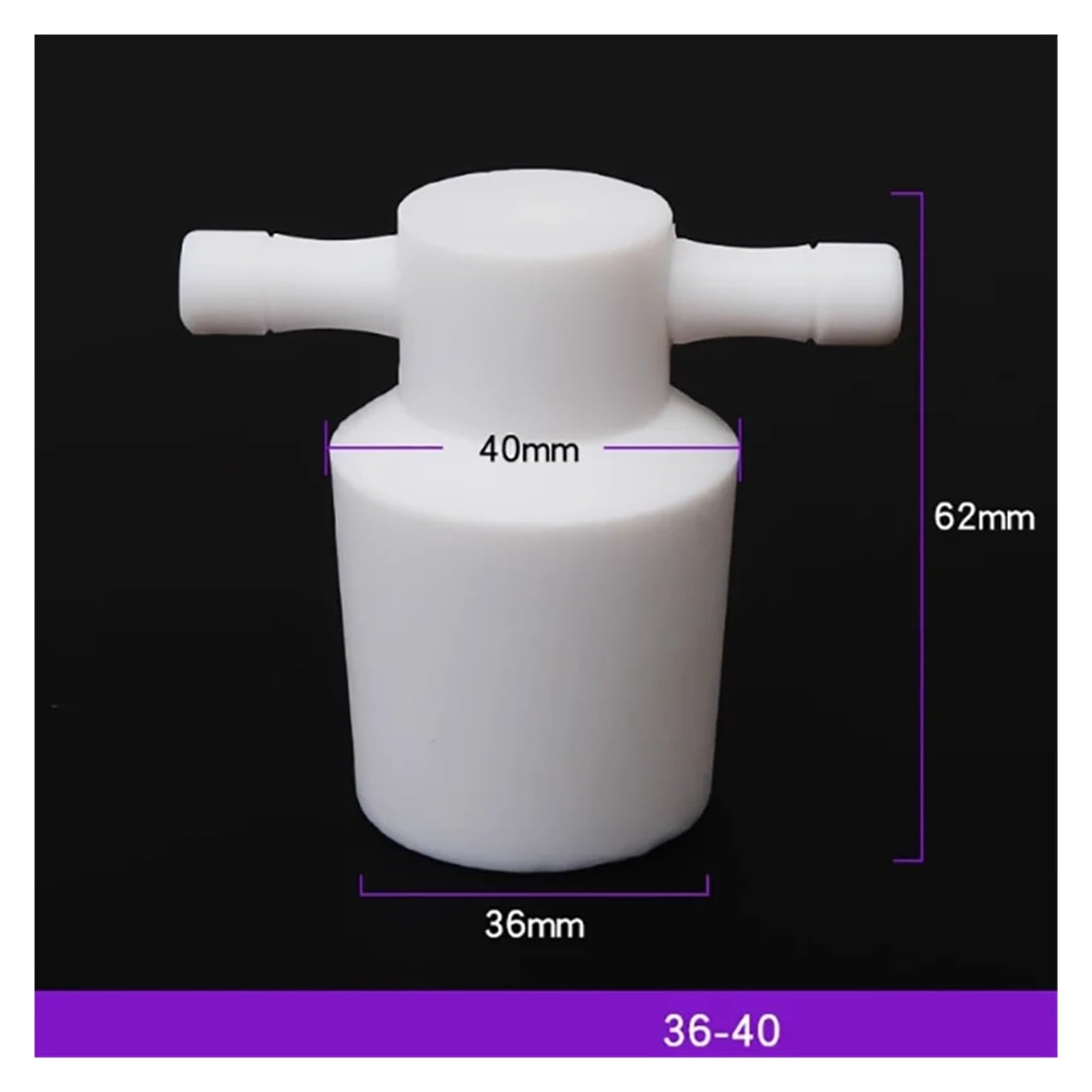 Botella de capacidad de tapón de laboratorio PTFE | Resistente al ácido(H)