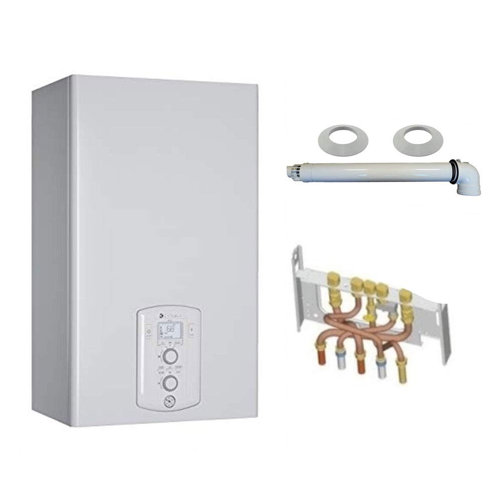 Caldera de gas condensación Urbia Green Chaffoteaux 25 kW completa (ventosa + casquillos + respaldo)