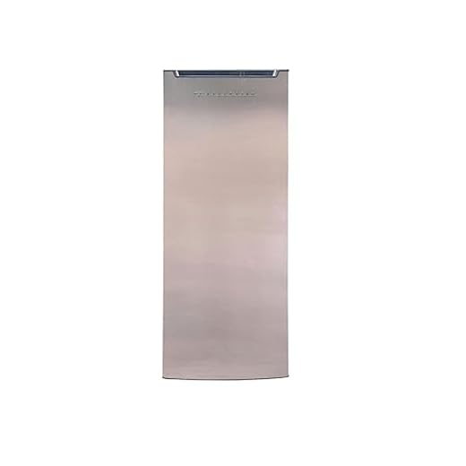 Frigidaire Upright Freezer, 6.5 cu. ft., Deep Freeze, Vinyl Coated Metal with Wire Shelving, Compact for Kitchen, RV, Dorm, Cabin, and Trailer, Platinum Design Series, Silver - 21D x 23W x 56H
