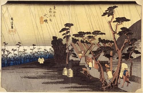Carteles Hiroshige Oiso 60x90cm para cubrir paredes vacías con elegancia