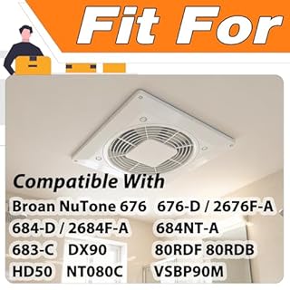 LEVANLIGHT 97015159 Motor Assembly, 676-D/2676f-A Compatible for NuTone Broan 684-D/2684F-A, 676, 684NT-A, 683-C, DX90, 80RDF, 80RDB, NT080C, HD50 Bathroom Exhaust Fan, S97015159 Replacement Motor