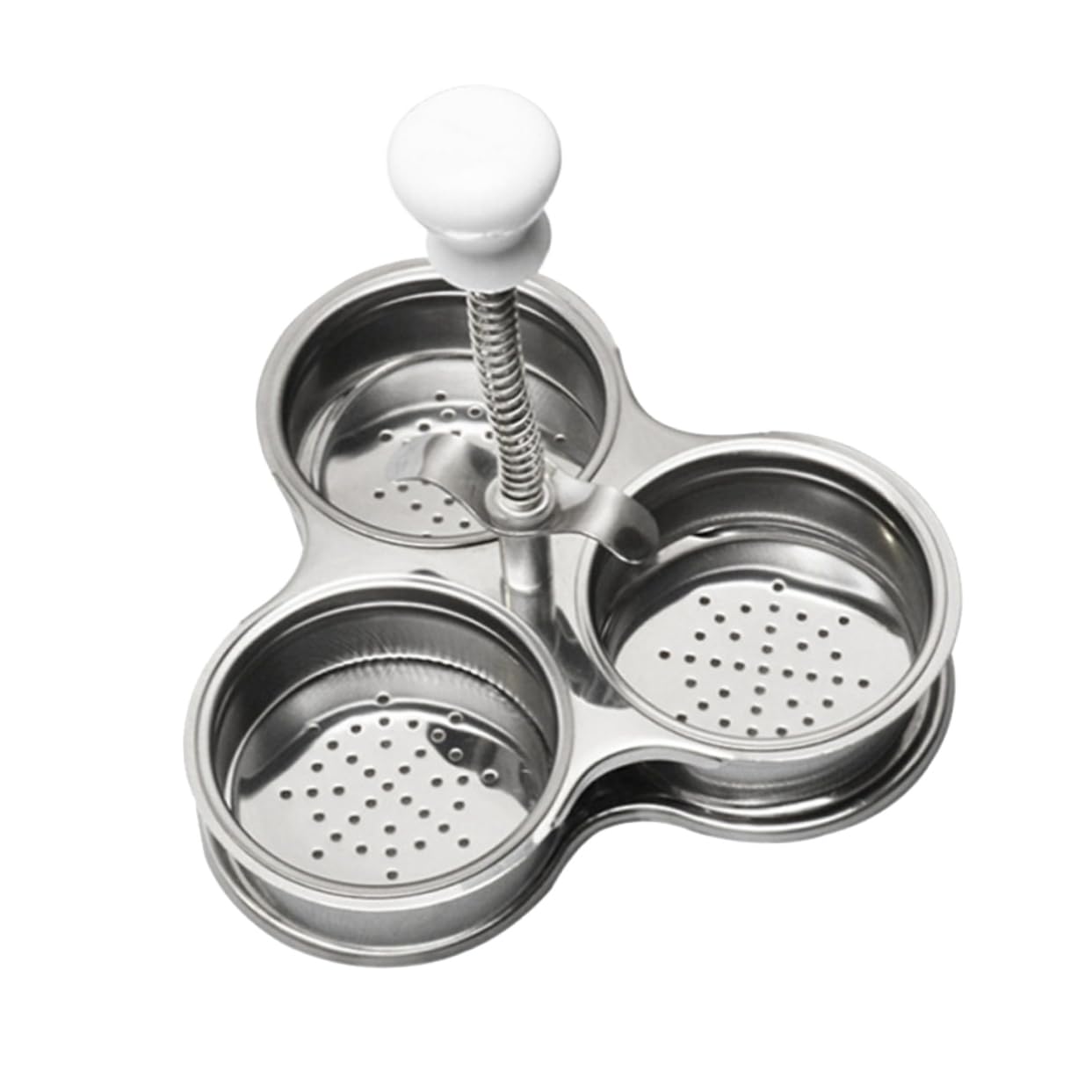 HOMSFOU Egg Rings Steamed Egg Cup Microwave Egg Poaching Pot Egg Poaching Cooker Hard Boiled Egg Cooker Egg Poacher Steam Egg Cooker Egg Saucepan Ring Mold Boiler Product