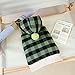 lamphle Eye-catching Dog Sweater Plaid Dog Hoodie Sweater Winter Pet Sweater with Hood for Small Dogs Cats Pet Cotton Coat Green XL