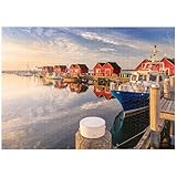 fischereihafen freest Durch das moderne Druckverfahren mit hochpigmentierter Tinte wirkt das Puzzle-Motiv für Erwachsene besonders farbintensiv.