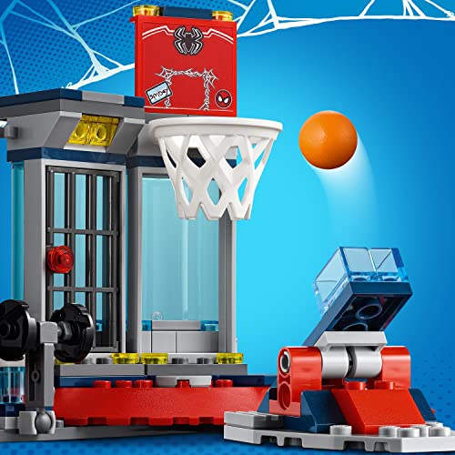 Image of LEGO Marvel Spider-Man Attack on The Spider Lair 76175 - Juguete de construccion Genial, con la sede de Spider-Man; incluye Spider-Man, Goblin Verde y Minifiguras Venom, Nuevo 2021 (466 piezas)