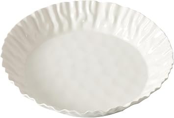 Pampa Bay Mascali Bianca Round Deep Server, 15" x 15" x 2.5"