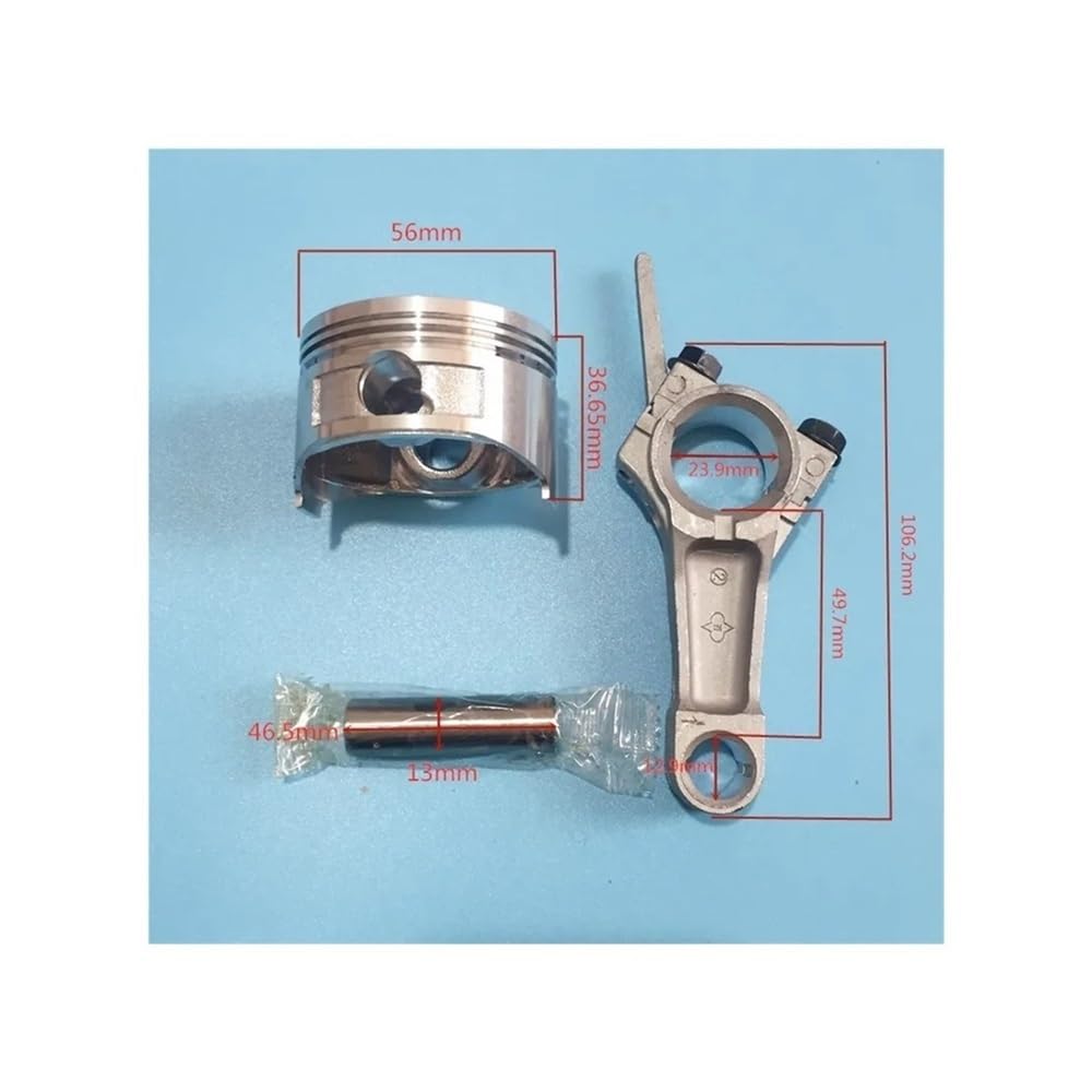 Anillo de pistón de biela GX100 for compresor de Agua y Aire GX100 de 98 CC y 3 HP 13200-ZOD-000(Chocolate)