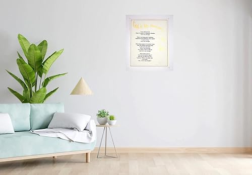 Miniatura 4 de God Is My Strength, poema cristiano en marco de cuero vegano con caballete y colgador integrados, eleva a ti mismo o regalo a otros. Para el hogar,