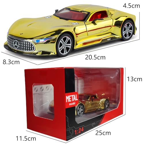 Modelo de coche de juguete iLooboo 1:24 AMG Vision GT miniatura 2