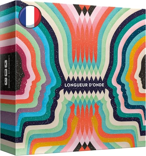 Asmodee - Longueur d'onde - Jeu de Société pour Adultes et Enfants dès 14 Ans - Jeux d'Ambiance de Télépathie et Devinettes - Déduction & Indices - 2 à...