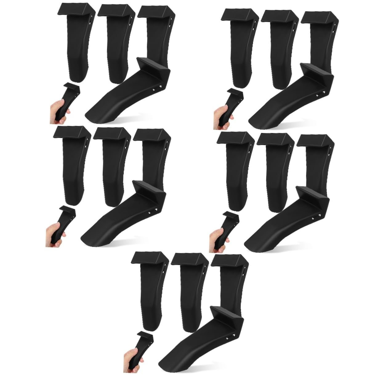 Gatuida 20pièces Protège-Jaw pour Changeur De Pneus Accessoires De pour Machine à Pneus Couvre-Jaw Résistant Aux Rayures Installation Rapide Et Facile