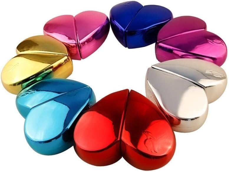 Mini Bottiglie Di Profumo Da Viaggio, Atomizzatore Di Profumo 25ml Profumo Di Vetro A Forma Di Cuore Spray Bottiglia Vuota Ricaricabile Portatile Da Viaggio Mini Sub Contenitore Di Imballaggio Ricaric
