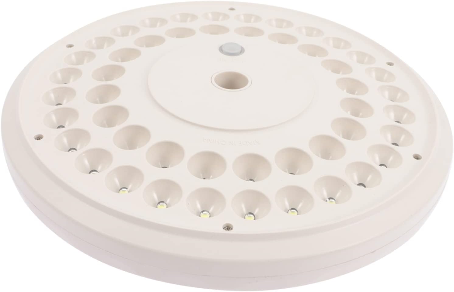 Solar Flag Pole Light 48 LEDs Waterproof Lantern for Outdoor Use Silver Solar-Powered Camping Light for Power Outages and Flag Display