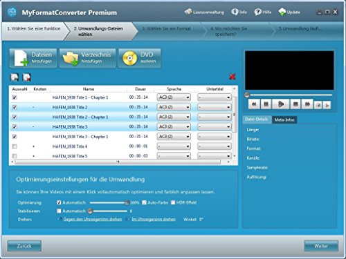 All in One Converter Premium - Video - Audio - Foto - Umwandlung, Bearbeitung, Konvertierung für Windows 11 / 10 / 8.1 / 7 - Image 7