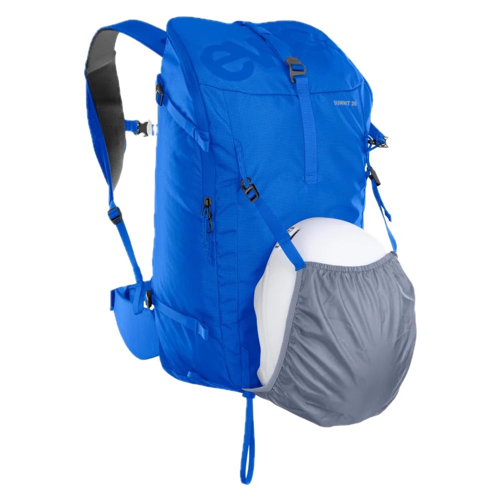 Plecak turystyczny EVOC SUMMIT 30, plecak (plecak sportowy z ergonomicznym systemem nośnym, wysokiej jakości plecak trekkingowy z praktycznymi przegrodami), Royal Blue