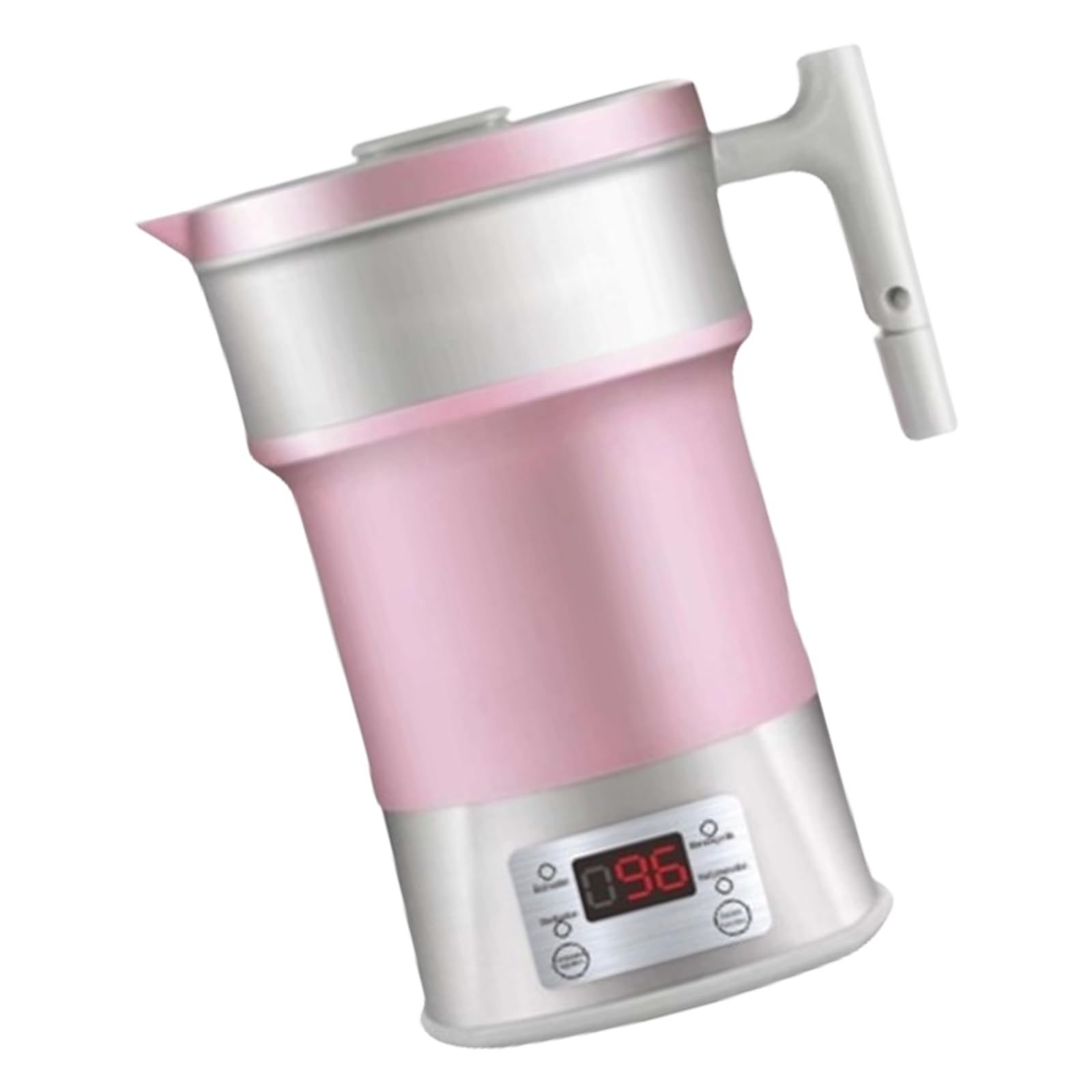 Bouilloire électrique Pliante en Silicone Bouilloire à ébullition Rapide de 800 ML adaptée réunions de Famille et Besoins de Boissons Chaudes du Bureau Bouteille d ' Eau de Voyage Portable