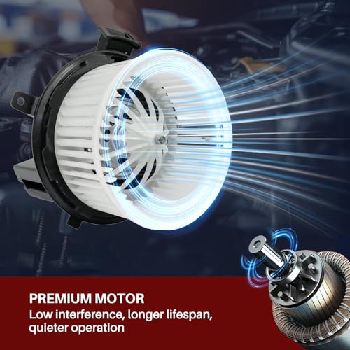 Image of 700236 Front AC Heater Blower Motor Fan Fit for Buick Enclave for Chevy Silverado 1500 2500 3500 HD Traverse for GMC Acadia Sierra 1500 2500 3500 HD for Saturn Outlook 22810567,22961461