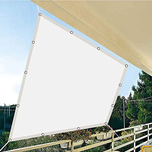 Voile d'ombrage de qualité supérieure en polyester blanc durable