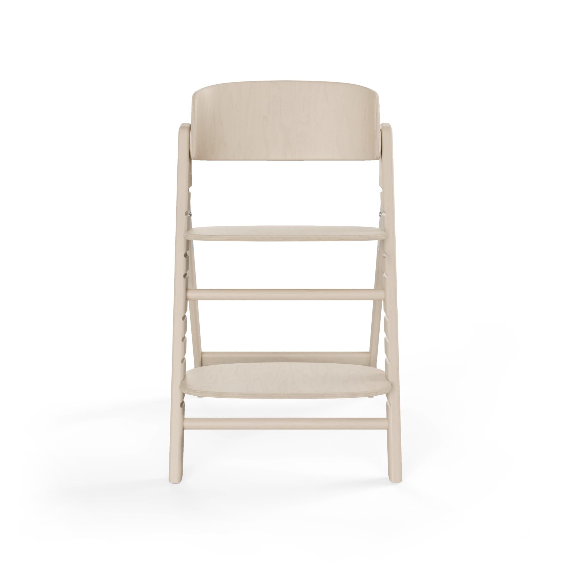 CYBEX Gold CLICK & FOLD Krzesełko do karmienia, Rośnie razem z dzieckiem, 3–99 lat, Do zastosowania od urodzenia z osobnymi nakładkami, Drewno bukowe, Light Natural