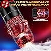 Elektrischer Masturbator Masturbieren für Männer Zungenleck, Sex Spielzeug für die Männer 7 Teleskopfunktion Rotierend Vibration Saugen Taschenmuschi, Masturbatoren Penis Eichel Stimulator Sex Toys #3