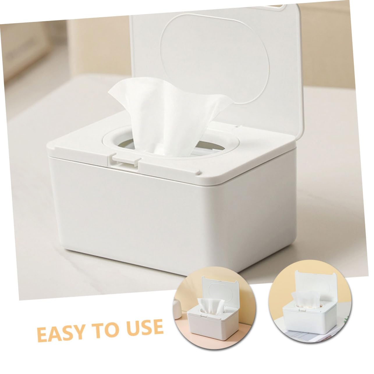 POPETPOP 2 Dispenser per Salviettine Umidificate Contenitore Portatile per Salviettine Design Facile Versatile