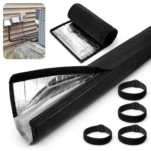 Afcabakila 3 Layers HVAC Copper Pipe Insulation Cover
