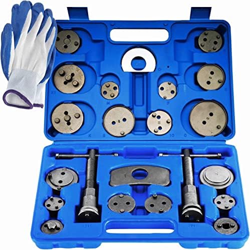 BTSHUB 24pcs Disc Brake Caliper Wind Back Tool Kit Professional Front and Rear Brake Piston Compression Tool